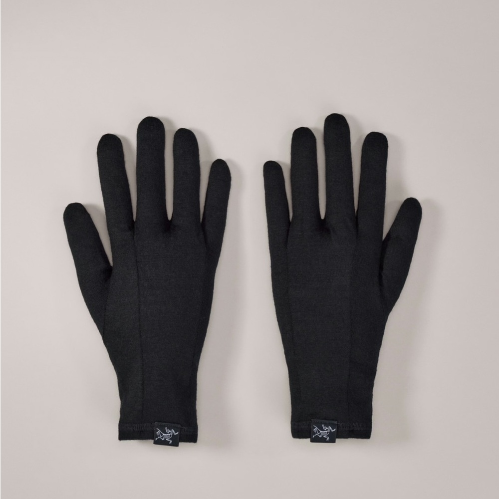 Arc’teryx touch screen compatible gothic gloves in black size L